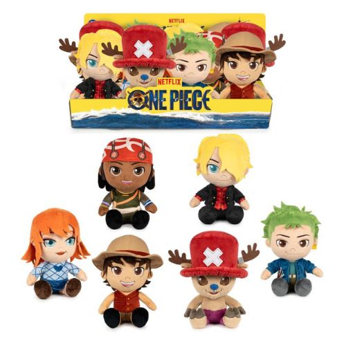 (Mis 2) ONE PIECE (Live Action) Peluche 16cm In espo da 12pz 6ass…x12…x24
